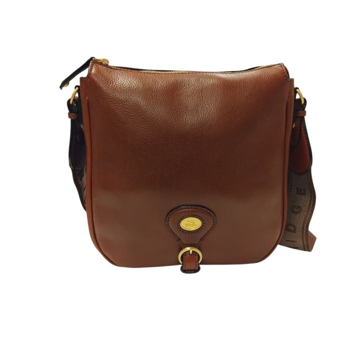 the bridge Schultertasche M marrone